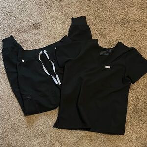 3 Pairs - Figs Black Scrub Sets NWOT